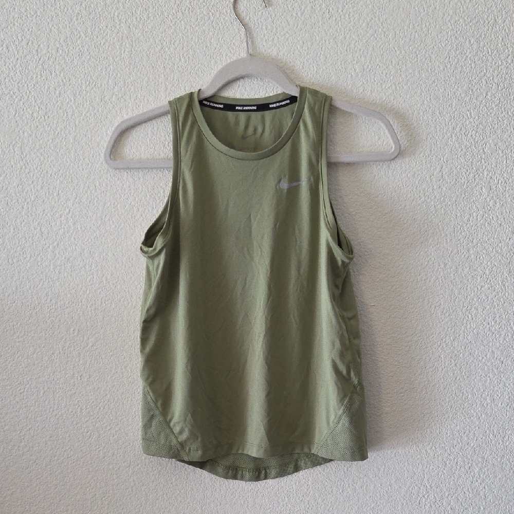 Nike Olive Green Women’s Tank - Sleeveless Active Top